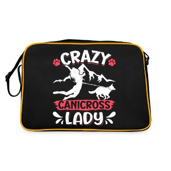 Chien de course Canicross Design - Sac Retro - noir/or - Dos