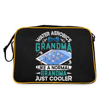 Aerobic Exercise Designs - Retro Bag - black/gold - Back