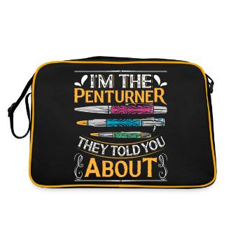 Pen Turning Kit - Retro Bag - black/gold - Back