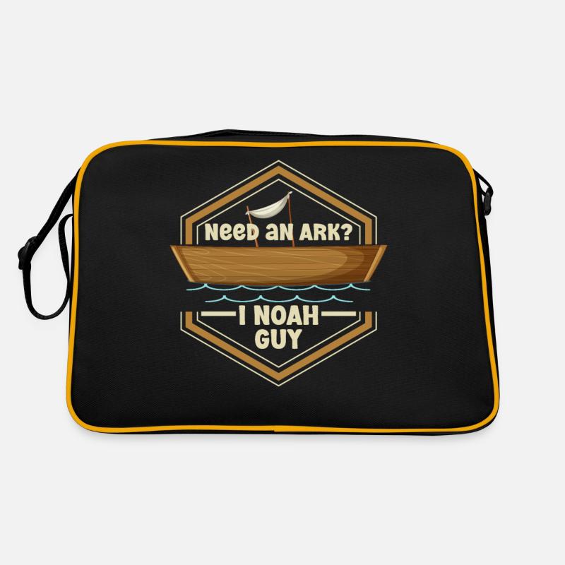 Arche Noah Christlicher Witz Retro Tasche