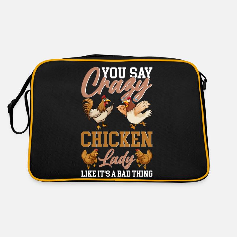 Chicken Lady Chickens Farmer Chicken Lovers Retro Bag