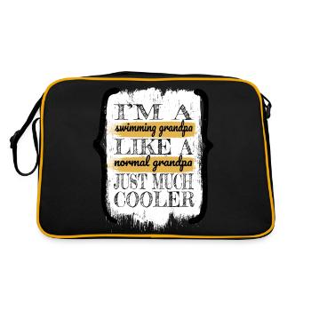 do-it-yourself christmas tiler birthday - Retro Bag - black/gold - Back