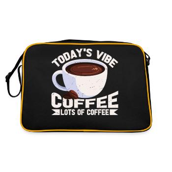 L’ambiance d’aujourd’hui -Café Beaucoup de café - Sac Retro - noir/or - Dos