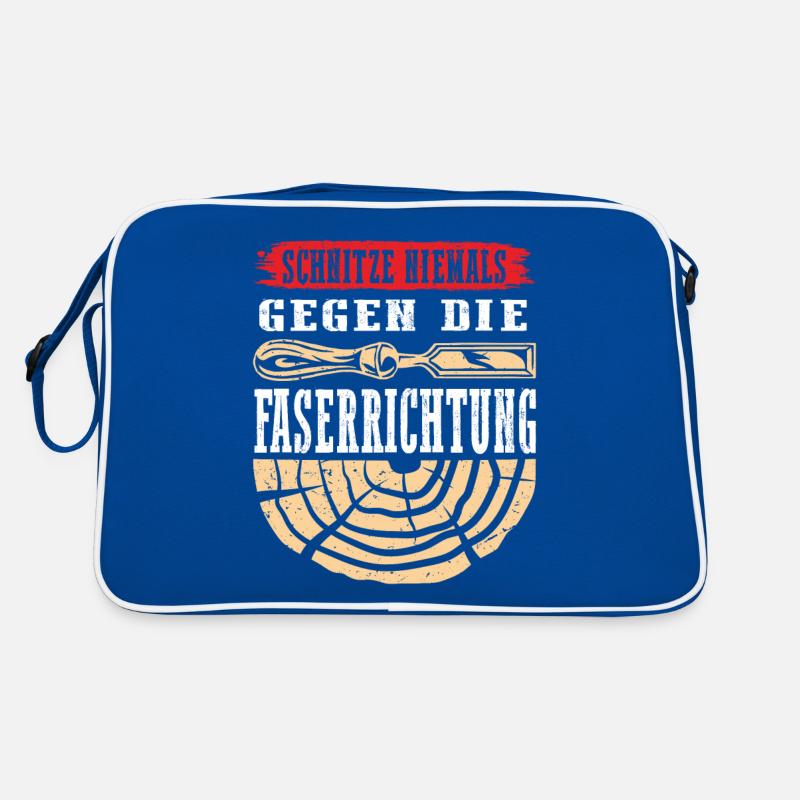 Holzschnitzer Holzschnitzerei Retro Tasche
