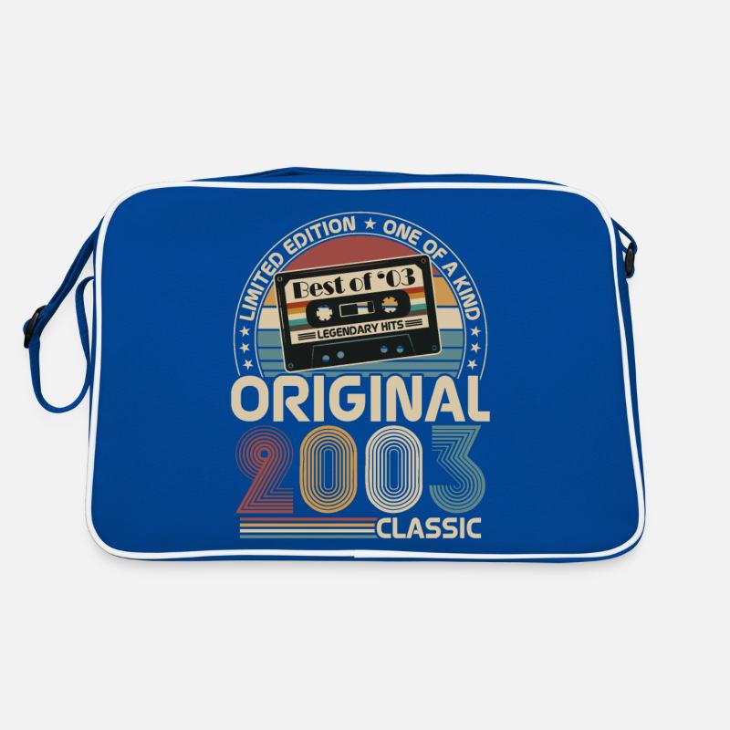 Original 2003 vintage anniversaire rétro Sac Retro