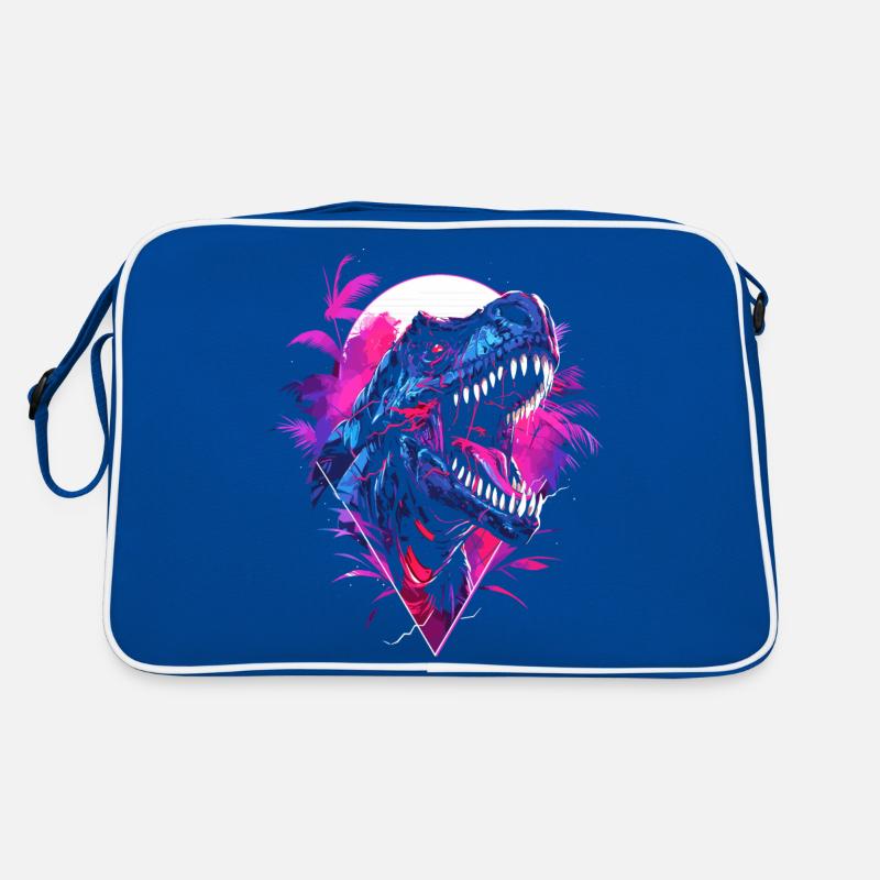 Synthwave T Rex Retro Bag