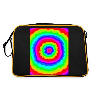 Le pouvoir des fleurs - Sac Retro - noir/or - Dos