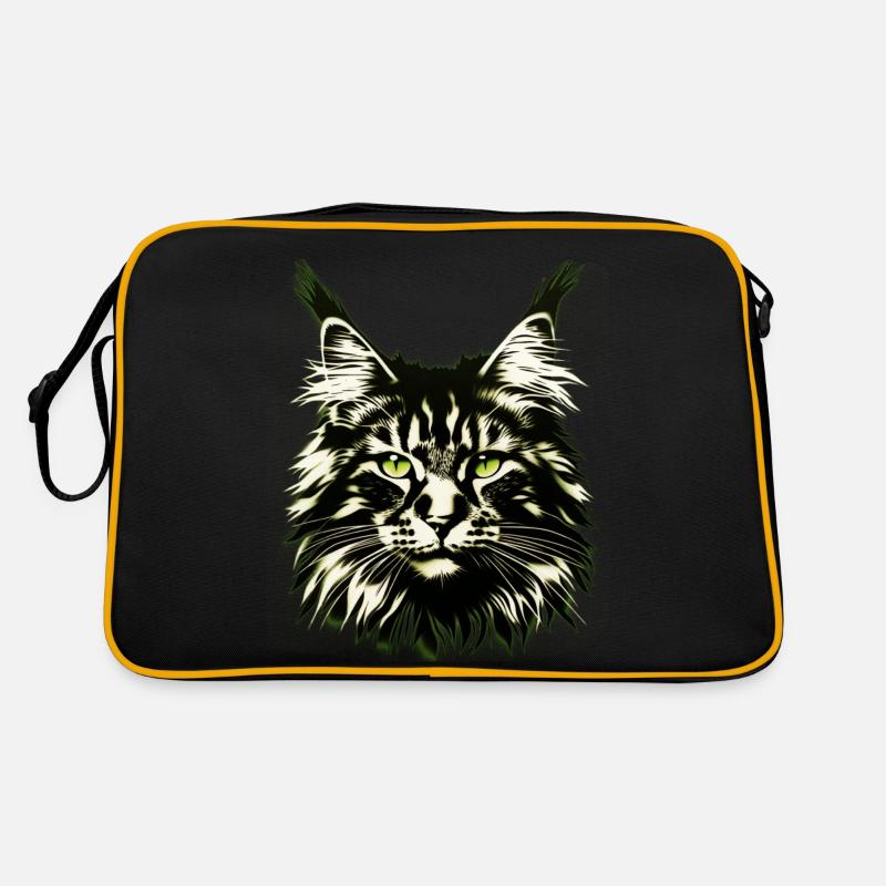 Cat Face Retro Bag