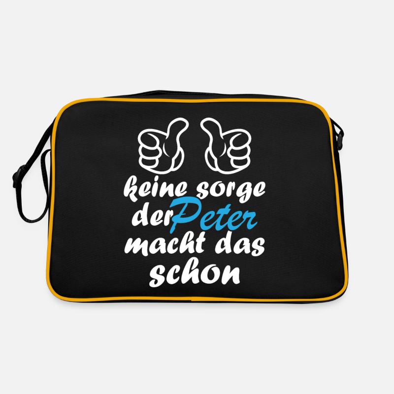 Der peter macht das schon Retro Tasche