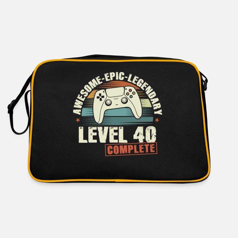 Level 40 Complete Geschenk zum 40. Geburtstag Sac Retro