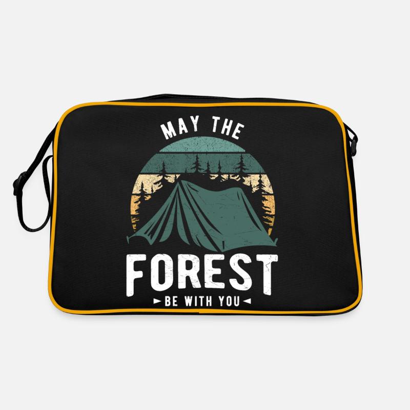 Möge Der Wald Mit Dir Sein Retro Tasche