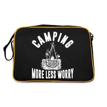 Camping Plus Moins de Soucis - Sac Retro - noir/or - Dos