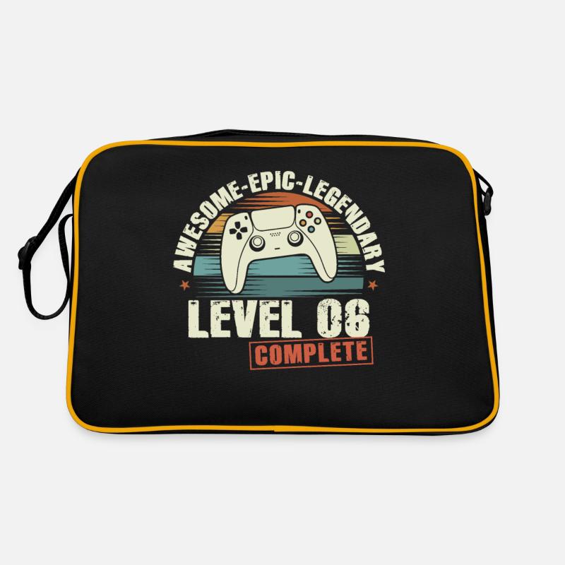 Level 6 Complete 6th Birthday Gift Retro Bag