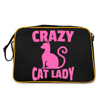 Dame de chat fou - Sac Retro - noir/or - Dos