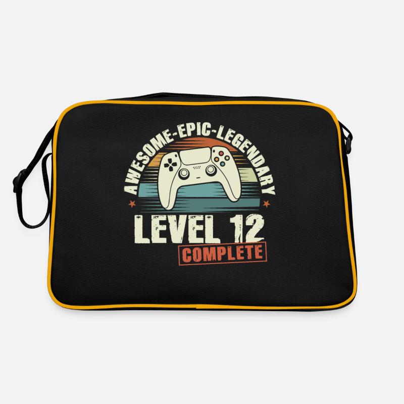 Level 12 Complete 12th Birthday Gift Retro Bag