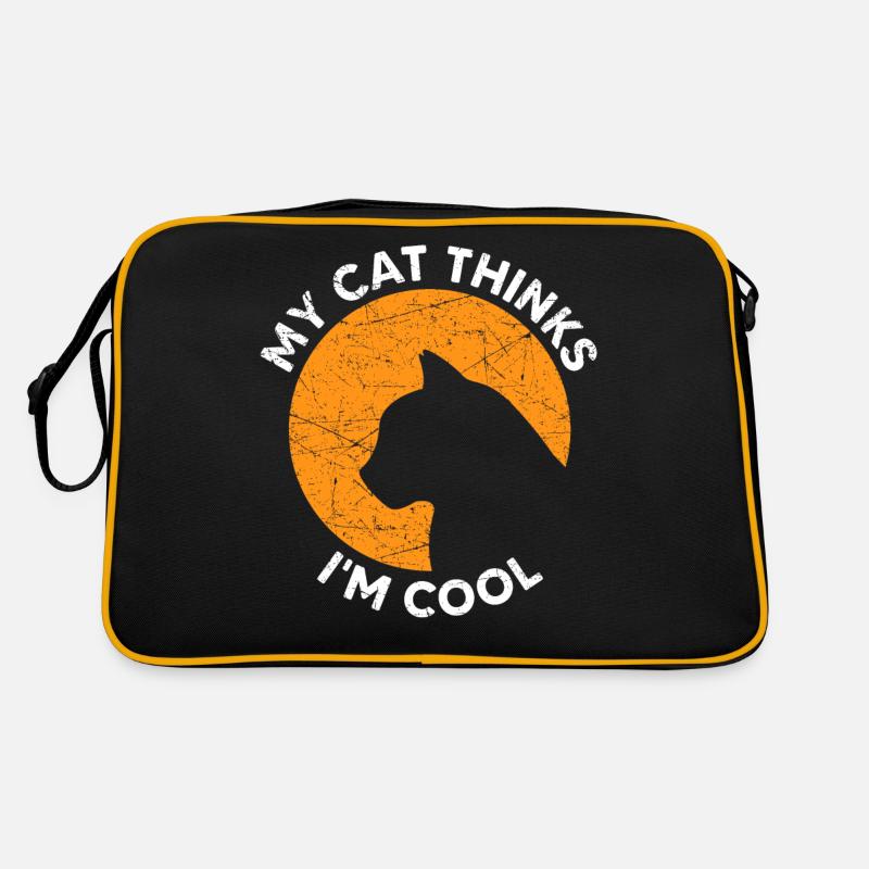 Mon chat pense que je suis cool Sac Retro