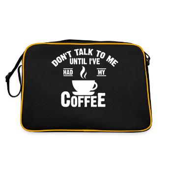 Don't talk to me - Retro Bag - black/gold - Back