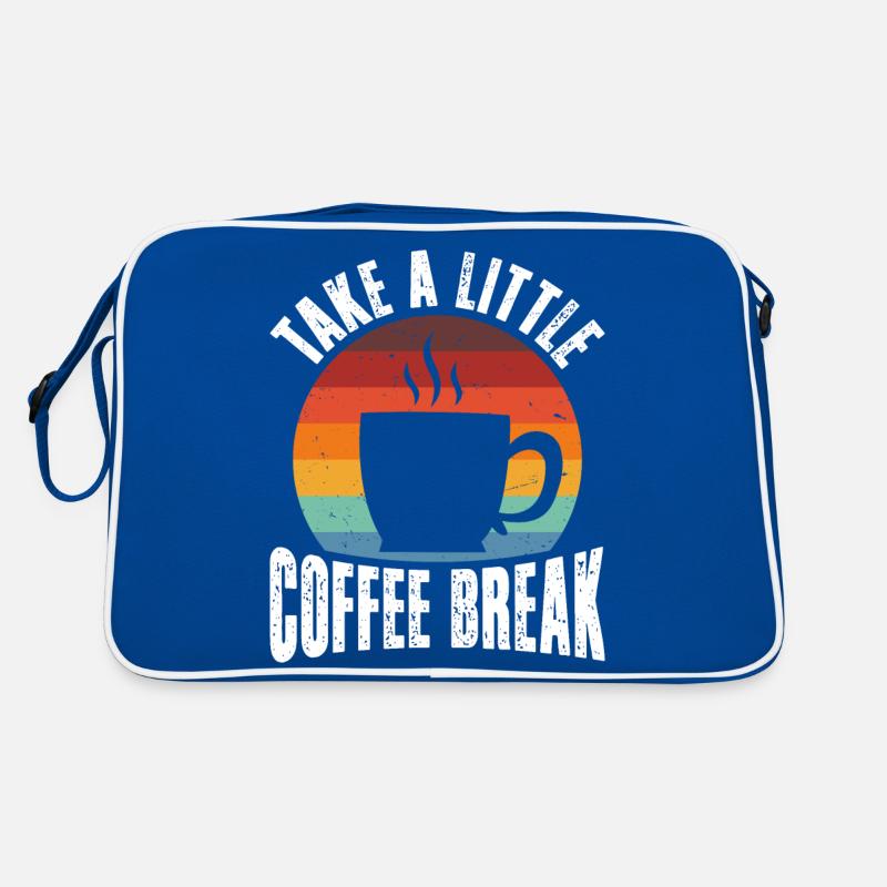 Machen Sie Eine Kleine Kaffeepause Retro Retro Tasche