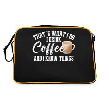 C’est ce que je fais - Sac Retro - noir/or - Dos