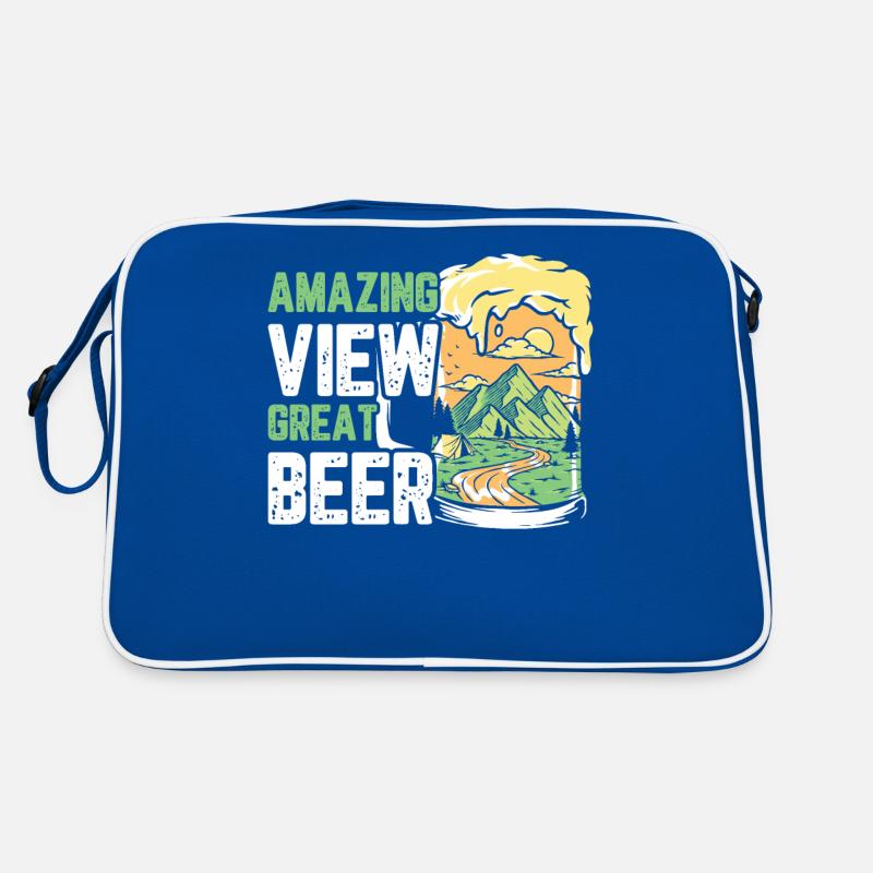 Vue imprenable, super bière Sac Retro