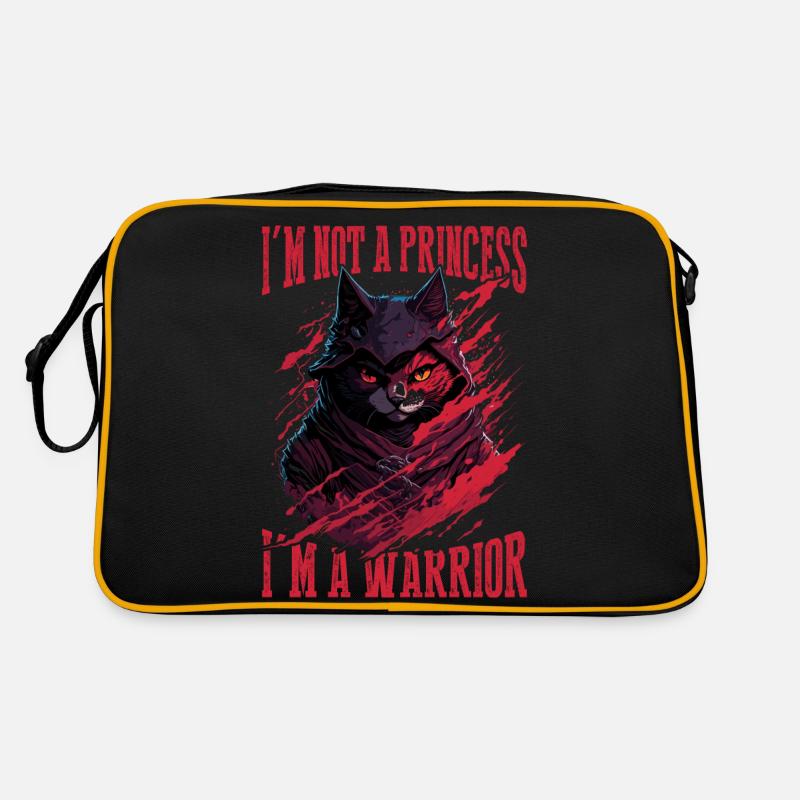 Ich Bin Keine Prinzessin, Ich Bin Ein Krieger Retro Tasche