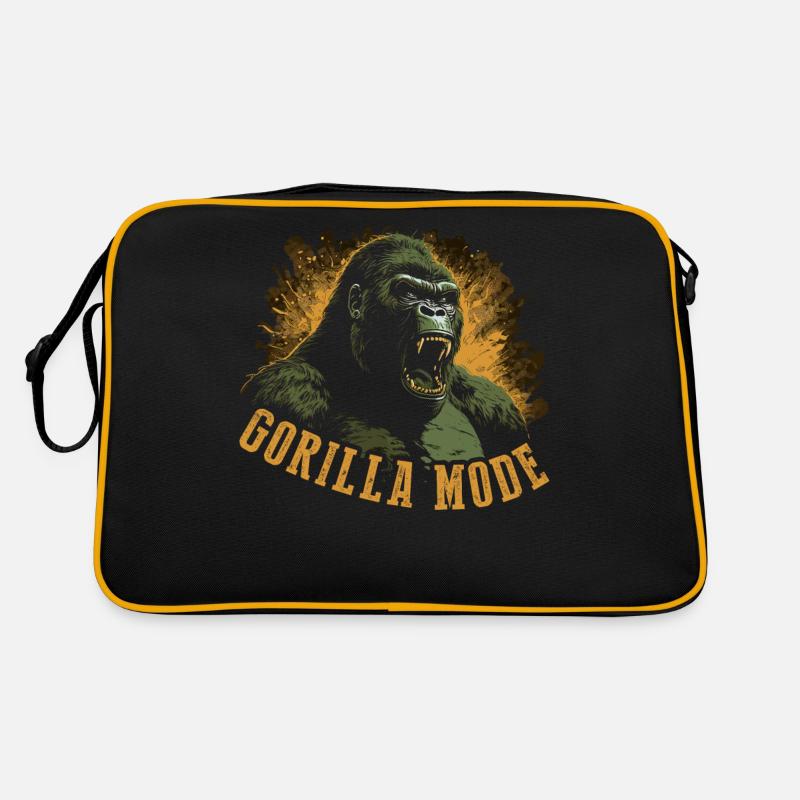 Gorilla-Modus Retro Tasche