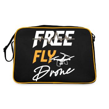 Free Fly Drone - Retro Bag - black/gold - Back