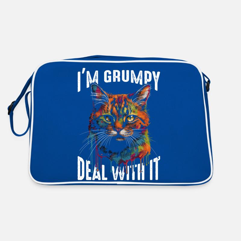 I'm grumpy. Deal with it Retro Bag