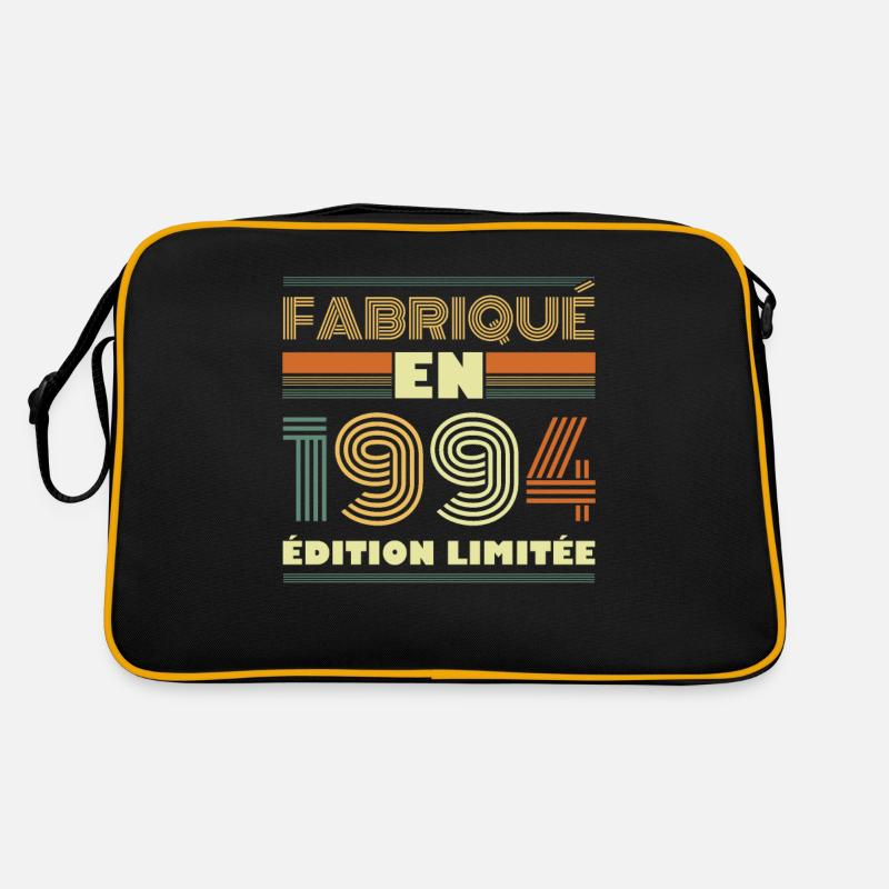 Fabriqué En 1994 Édition Limitée - Sac Retro - noir/or