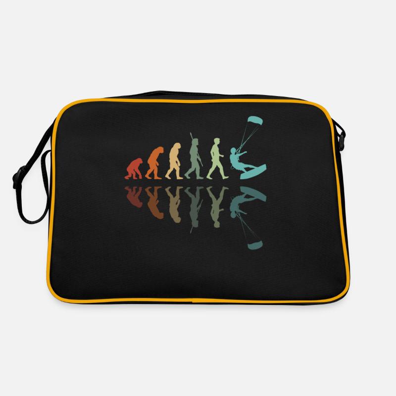 Kiteboarding Entwicklung Retro Tasche