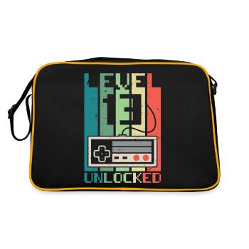 Level 13 Unlocked - Retro Bag - black/gold - Back