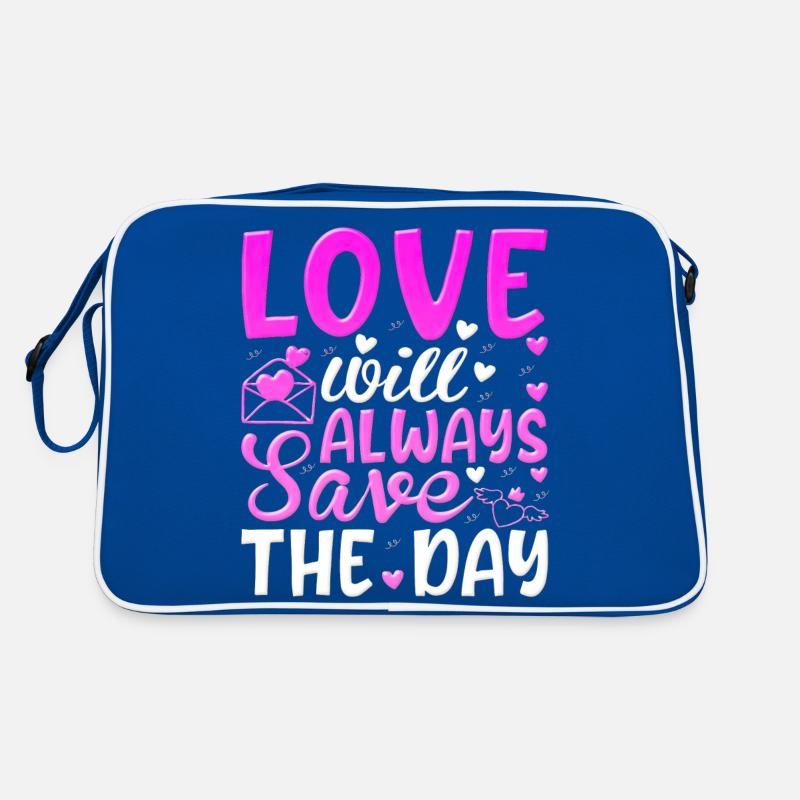 Aimez-moi la Saint-Valentin Joyeux Valentin Saint-Valentin Sac Retro