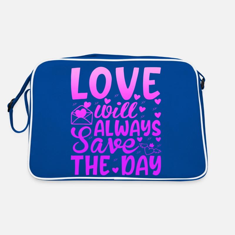 Aimez-moi la Saint-Valentin Joyeux Valentin Saint-Valentin Sac Retro