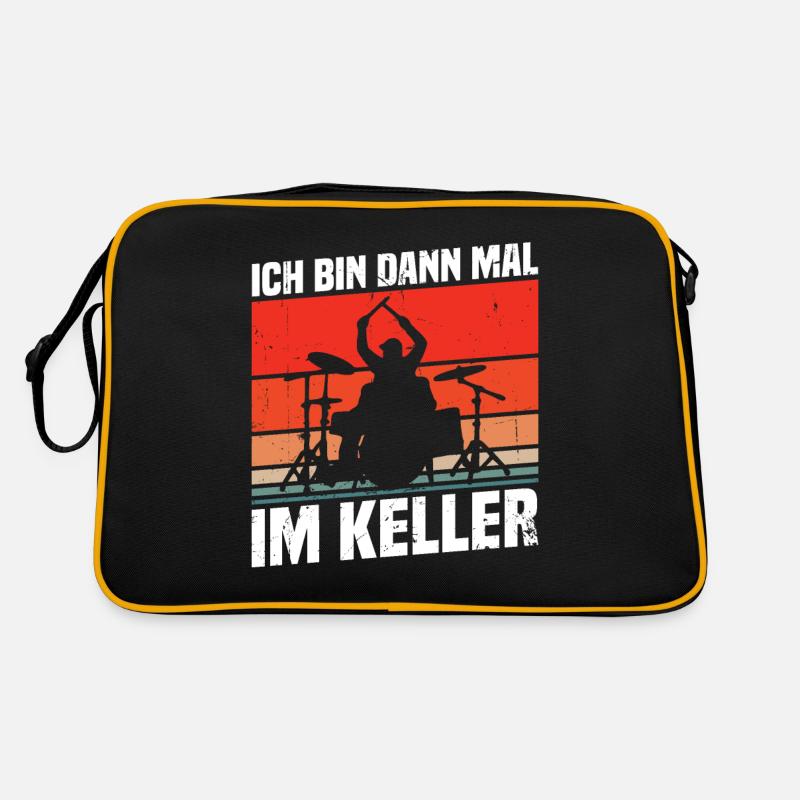 Ich bin dann mal im Keller Retro Tasche