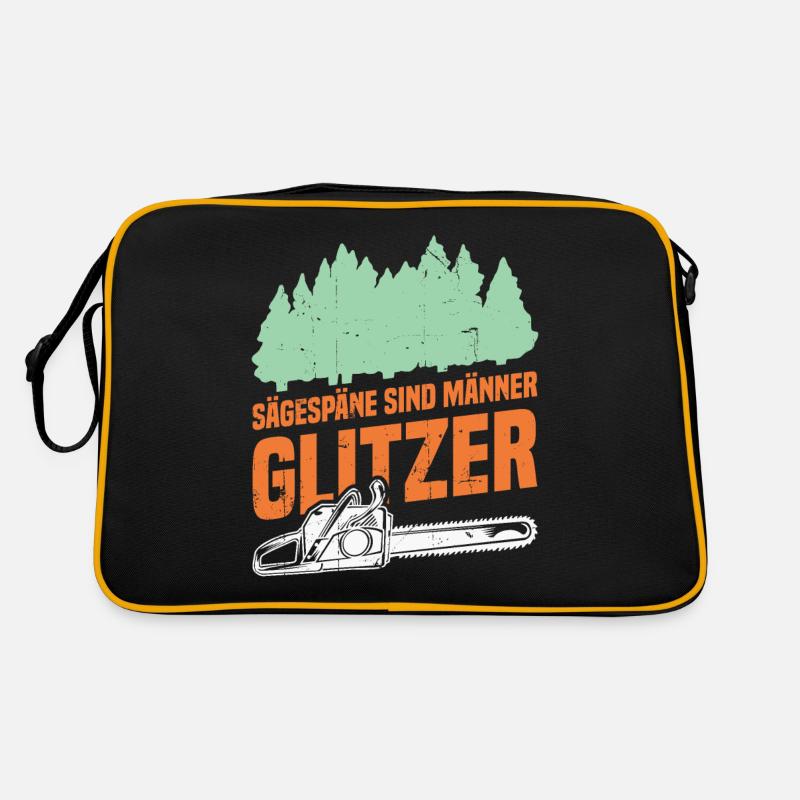 La sciure de bois, c’est le pailleté des hommes Sac Retro