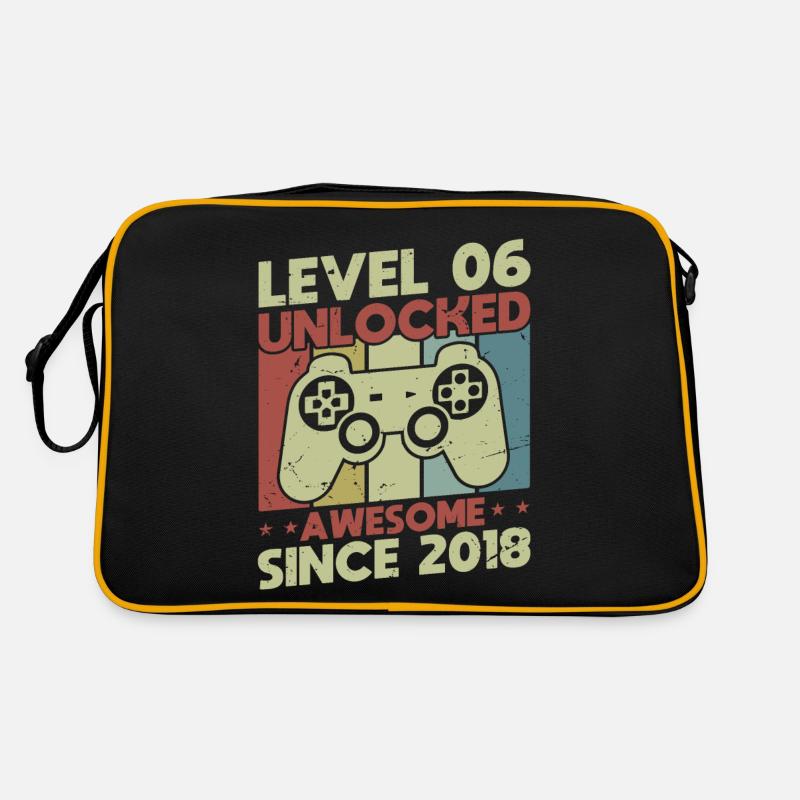 Level 6 freigeschaltet Retro Tasche