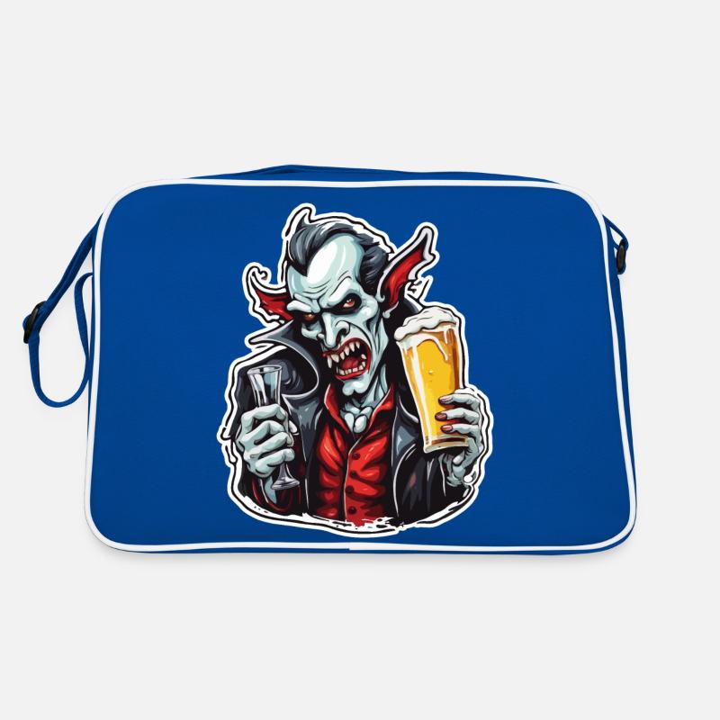 Vampir / Dracula / Blutsauger / Halloween / Mythos Retro Tasche
