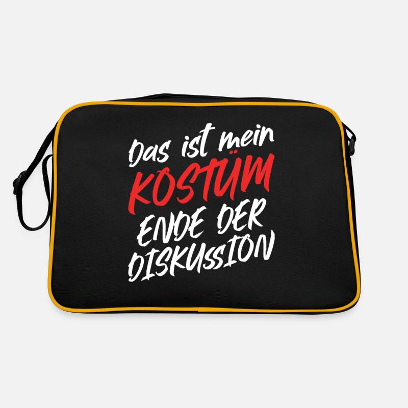 C’est mon costume Fin de la discussion Sac Retro