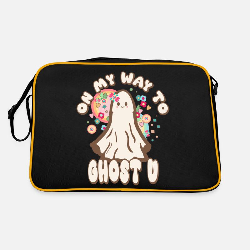 Ghost quote funny and cute Retro Bag