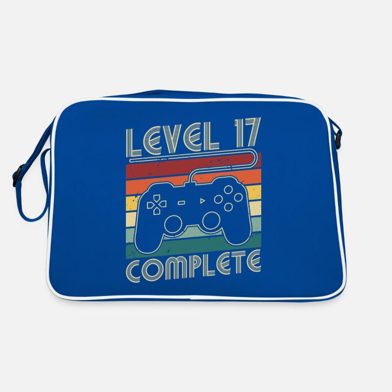 Level 17 Complete 17 Jahre Geburtstags Geschenk Retro Tasche