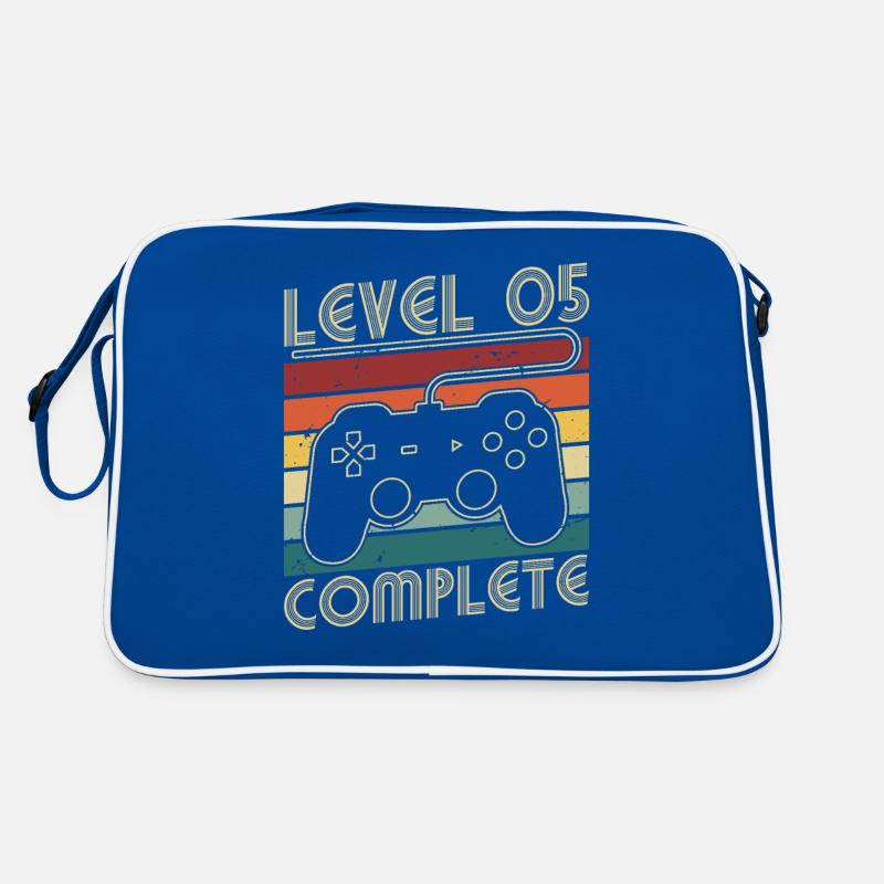 Level 5 Complete 5 Jahre Geburtstags Geschenk Retro Tasche