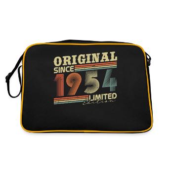 Original Since 1954 Vintage Birthday Gift - Retro Bag - black/gold - Back