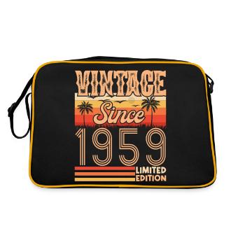 anniversaire 1959. Vintage né en 1959 anniversaire - Sac Retro - noir/or - Dos