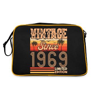 anniversaire 1969. Vintage né en 1969 anniversaire - Sac Retro - noir/or - Dos