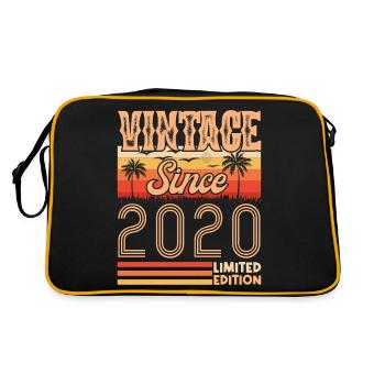 anniversaire 2020. Vintage né en 2020 anniversaire - Sac Retro - noir/or - Dos