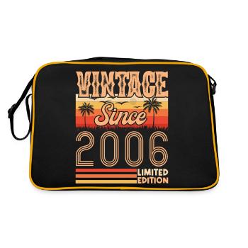 anniversaire 2006. Vintage né en 2006 anniversaire - Sac Retro - noir/or - Dos