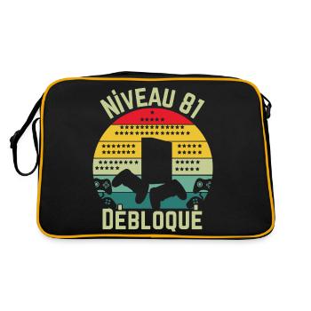 Level 81 Detached - Retro Bag - black/gold - Back