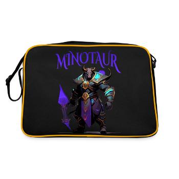 Minotaure - Sac Retro - noir/or - Dos