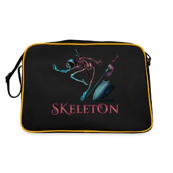 Squelette - Sac Retro - noir/or - Dos