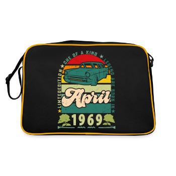 April 1969, April 1969, April 1969. - Retro Bag - black/gold - Back